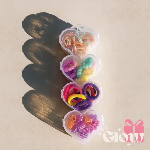 Set de ligas corazon