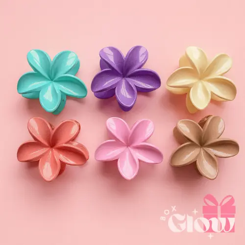 Tiburon flor con brillo XL c/u